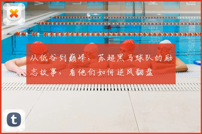 从低谷到巅峰，苏超黑马球队的励志故事，看他们如何逆风翻盘