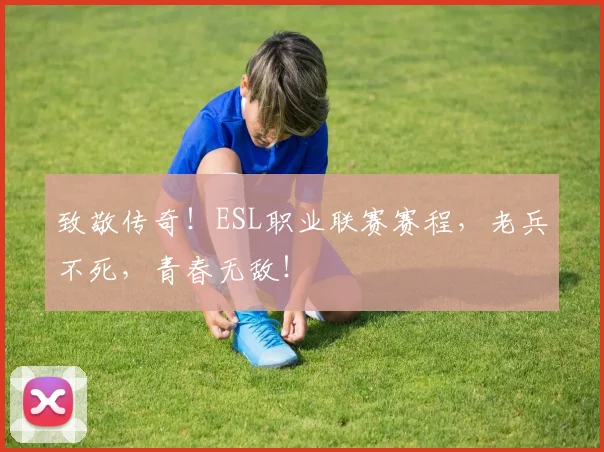 致敬传奇！ESL职业联赛赛程，老兵不死，青春无敌！