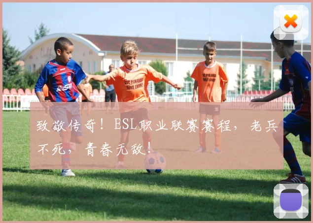 致敬传奇!ESL职业联赛赛程,老兵不死,青春无敌!